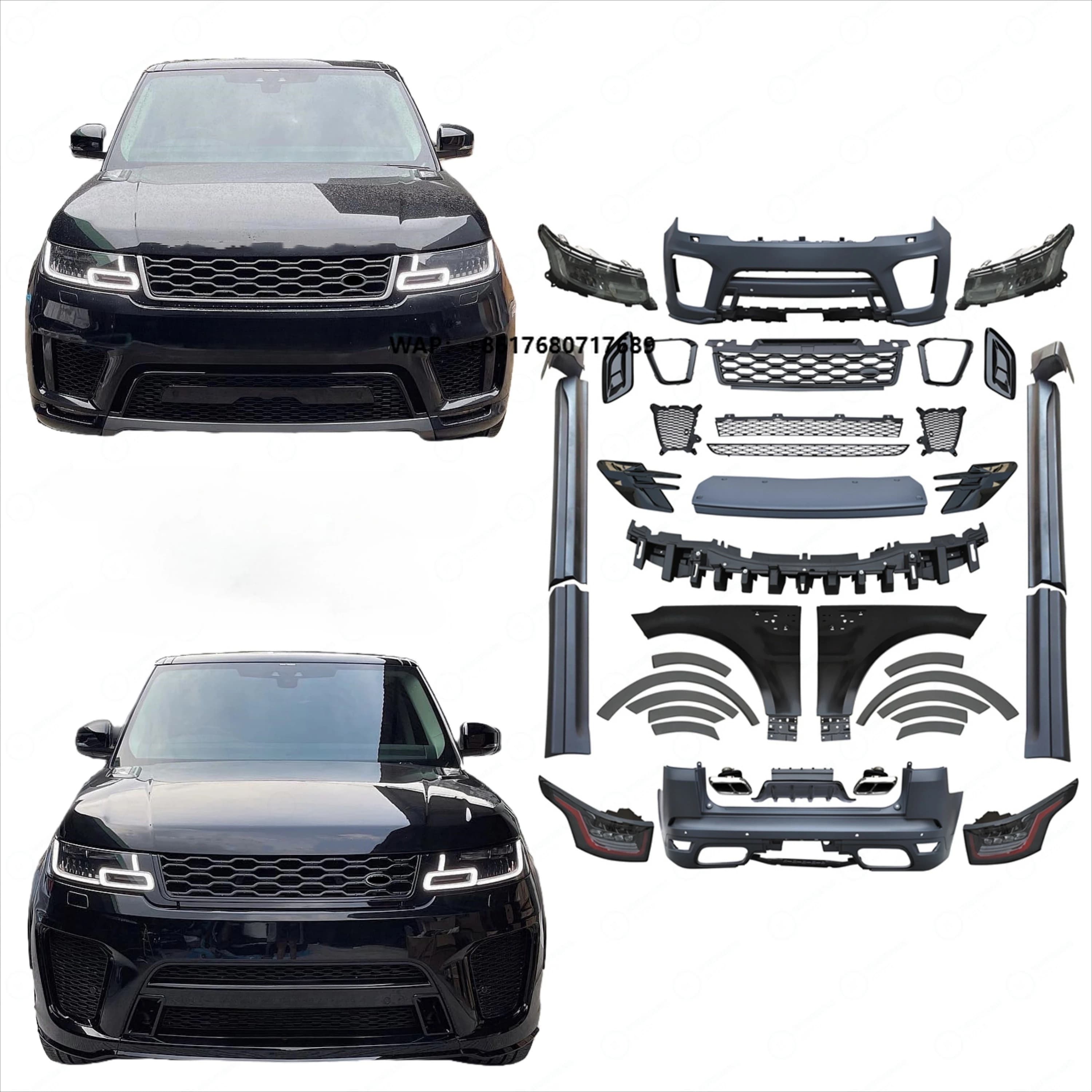 Top Quality Body Kit for  Range Rover Sport L494 2013-2017 Upgraded 2018-2022 SVR Style Body Kit