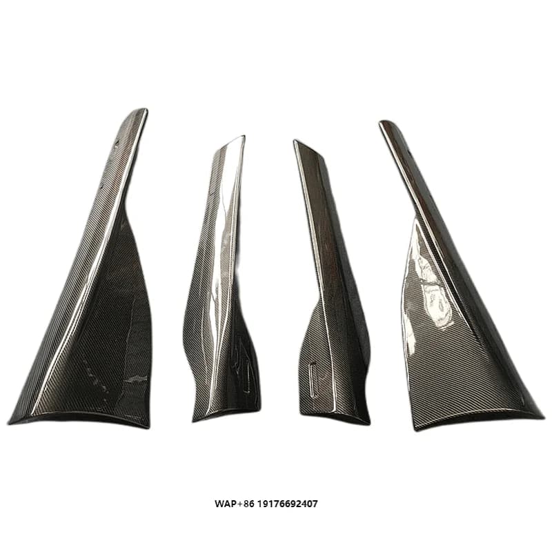 ForMcLaren 540C 570S 570GT Upgraded 600LT Dry Carbon Fiber Side Skirt Sill Appearance Body Kit Big Surround