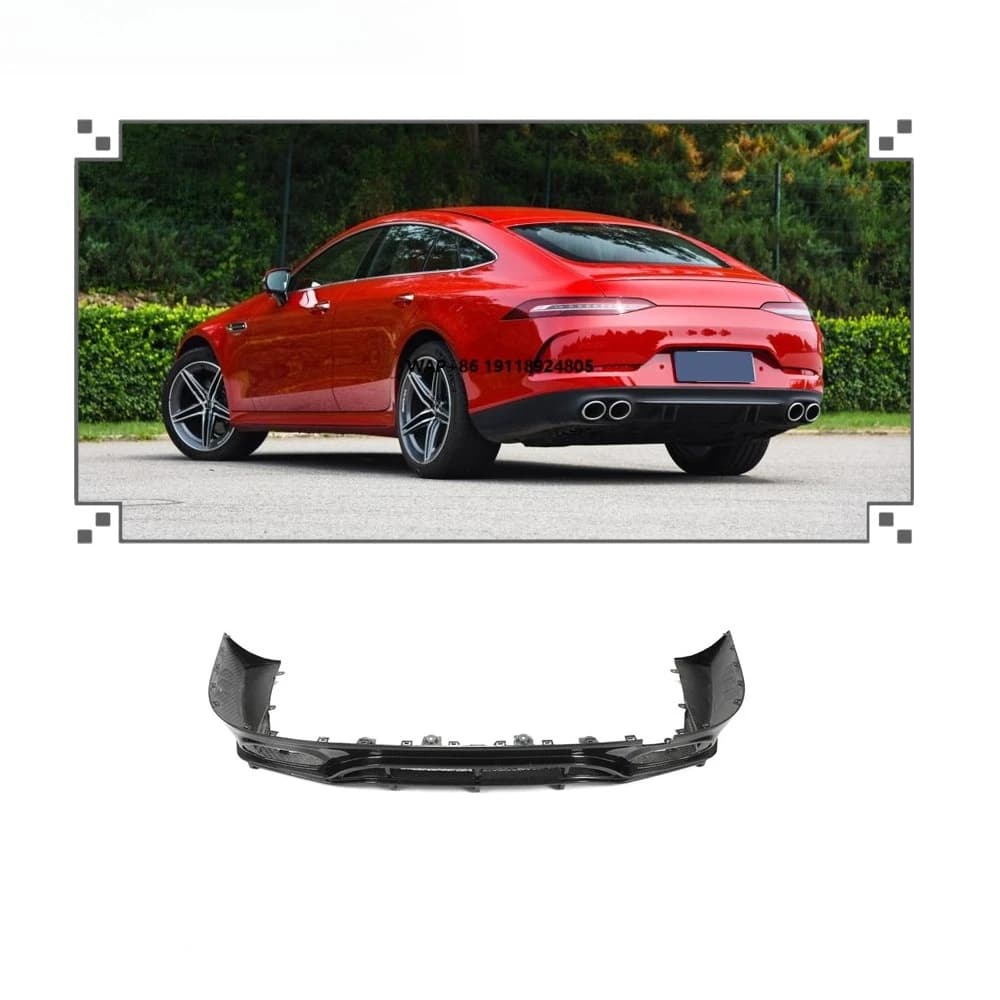 Carbon Fiber Rear Under Diffuser Panel for Benz  GT X290 2019