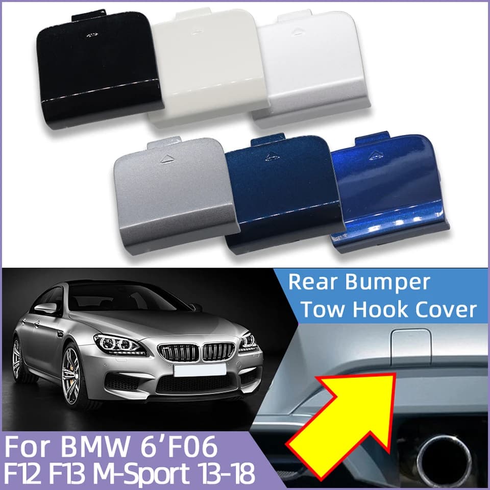 Rear Bumper Hauling Trailer Shell For Bmw 6 Series F06 F12 F13 M6 M-Sport Bumper Towing Hook Cap Cover 2013-2018 51128052679