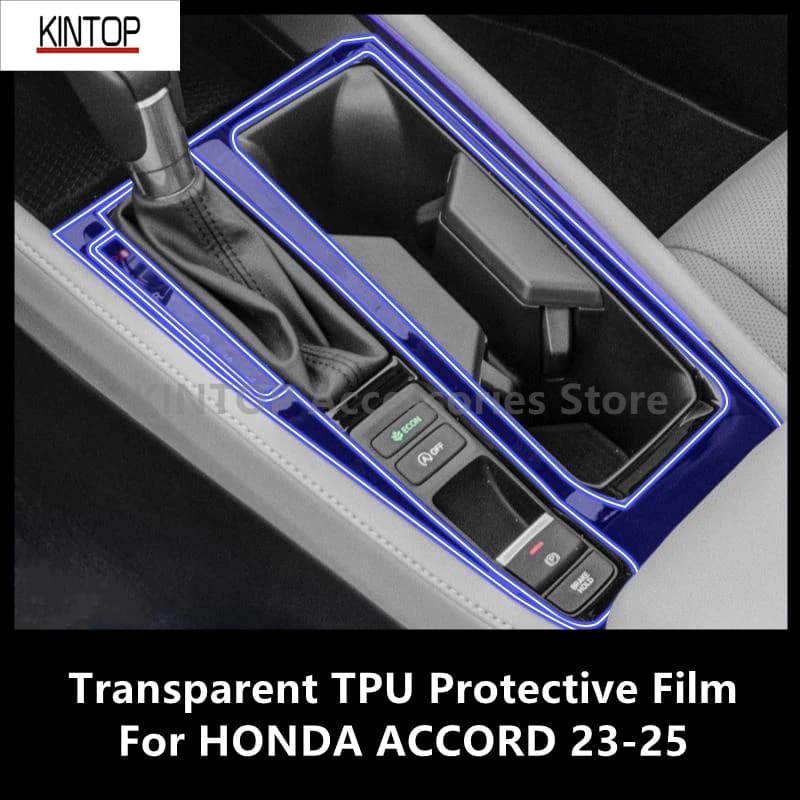 For HONDA ACCORD 23-24 Car Interior Center Console Transparent TPU Protective Film Anti-scratch Repair Film Accessories Refit