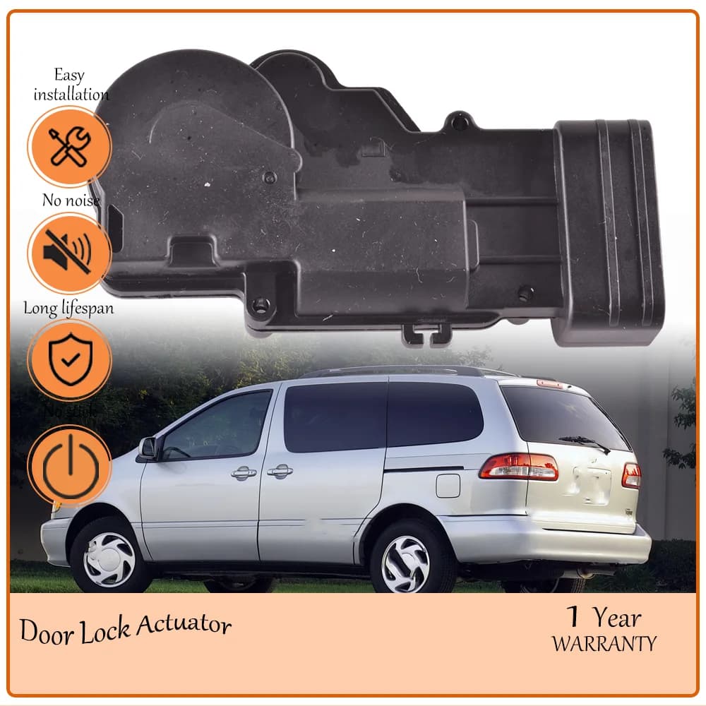 Right Power Sliding Door Actuator, suits Toyota Sienna 1998-2003, 4-pin connector lock,oem 746-699,DLA182,69130-08020,100DLA182S