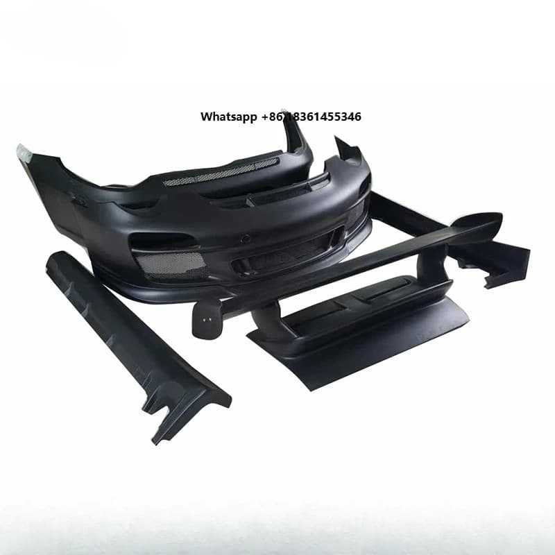 For  911 997 GT3 Style Full Carbon Fiber Body Kit (Bumper/Spoiler/Trunk Lid, Appearance Upgrade Accessory)