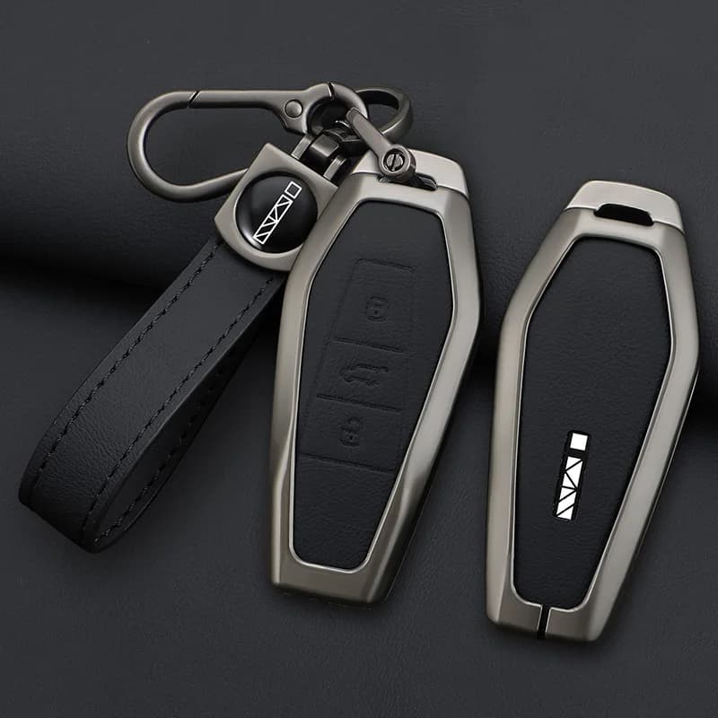 Zinc Alloy For Chery Icar 03 Icar03 AIQAR EQ7 EQ5 EQ3 JAECOO J6 J7 J8 Car Key Case Remote Cover Shell Keychain Holder Accessorie