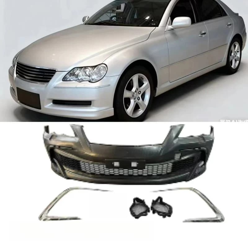 Hot Selling PP Plastic Car Bumper Front Bumper for  Reiz Mark X 2005-2009 Modified 2018 Style Car Bodykit