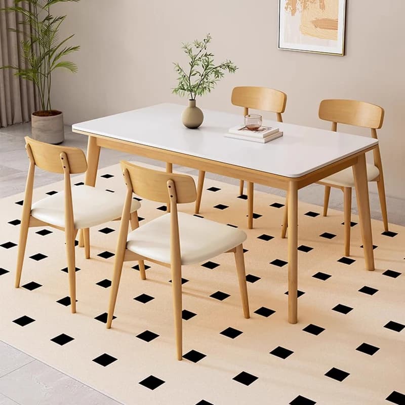 Eating Cheap Dining Tables Wood Square Design Space Saving Wooden Dining Tables Modern Luxury Mesas De Comedor Furniture Home