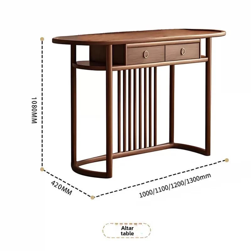 Song's Aesthetic solid wood North American black walnut entryway
