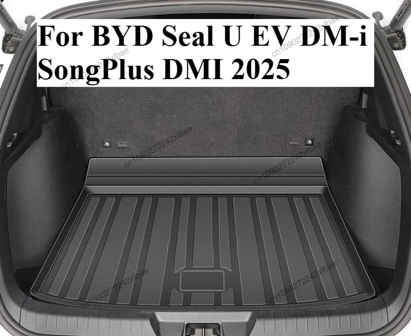Full-Coverage TPE Trunk Mat - OEM-Specific Tailgate Mat for Interior Trim Cargo Liner  For BYD Seal U EV DM-i SongPlus DMI 2025