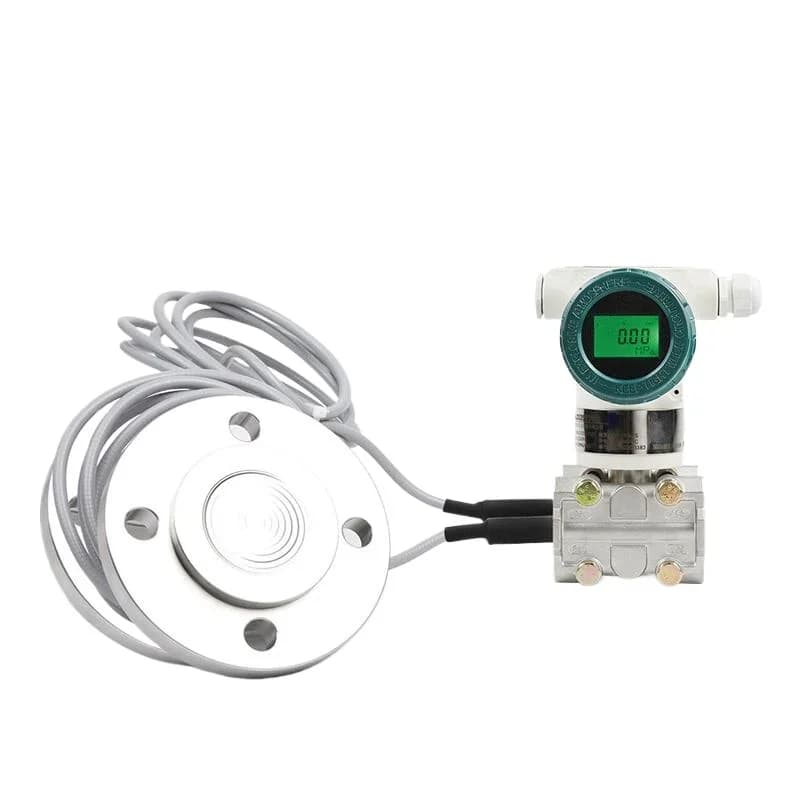 Dual Flange Liquid Level Transmitter, Differential Pressure Sensor, High Precision Monocrystalline Silicon Capacitive