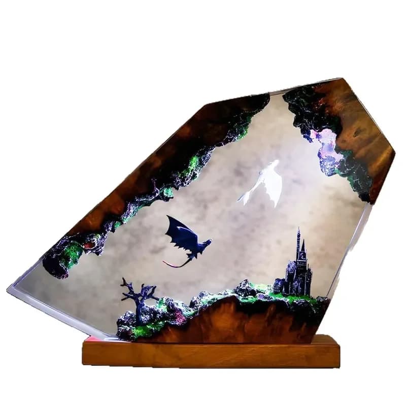 for Creative Resin Night Light Bedroom Bedside Lamp Bohemian Style Home Decor Ornament Crafts Hot Sale