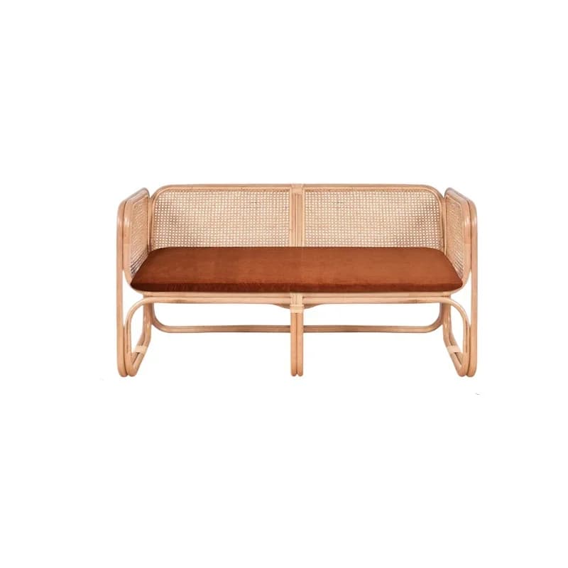 CX rattan sofa Nordic modern home simple solid wood living room balcony leisure chair