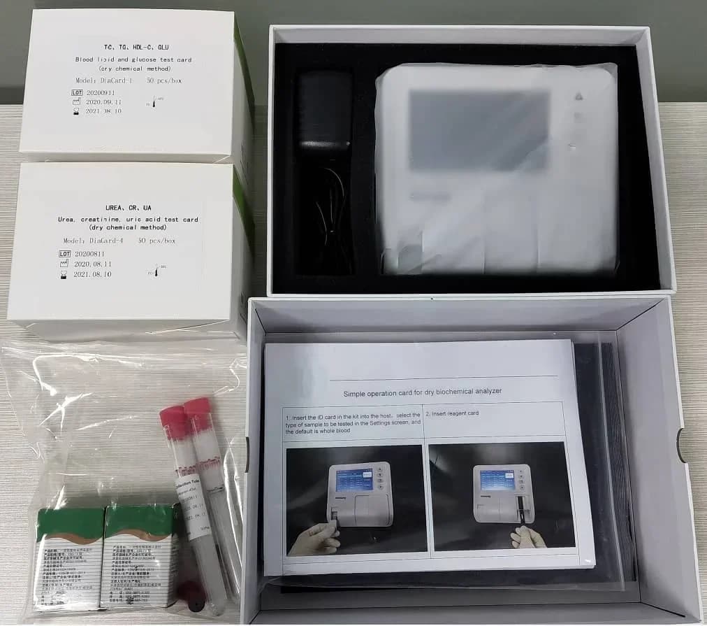 Best sell handle dry biochemical renal fonksiyon test renal function rapid testing machine