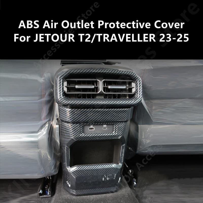 For JETOUR T2/TRAVELLER 23-25 ABS Air Outlet Protective Cover,Car Interior Decoration Protection Modification Accessories Refit