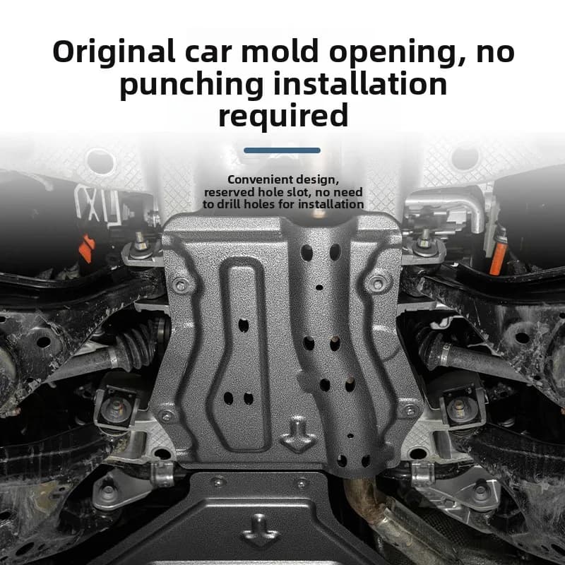 Equation Leopard 5 Smart Edition 2025 Model 8mm Heavy-Gauge Manganese Steel 6-Piece Set Full Underbody Armor Kit Skid Plates New