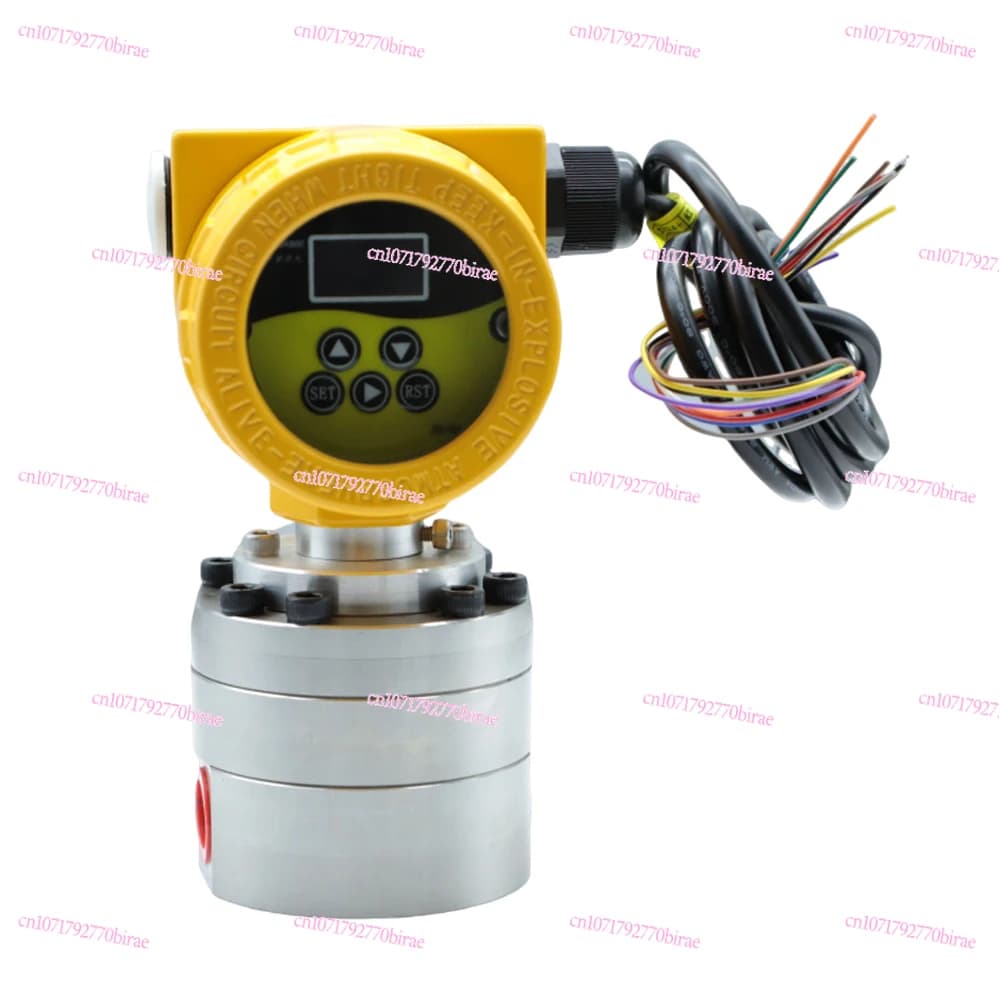 Mini Flowmeter Maximum Accuracy 0.2% Digital Micro Elliptical Gear Flowmeter