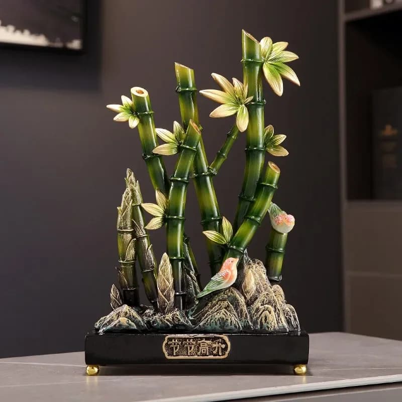 Rising Bamboo Ornament - A Prosperous Gift For New Homes, Living Rooms, And EntrywaysW30