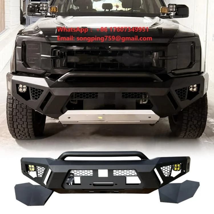 New Energy Byd Shark 5 6 Pickup Truck Front Bumper Guard Bar EV Anti-collision Bar Manganese Steel Bolt-On