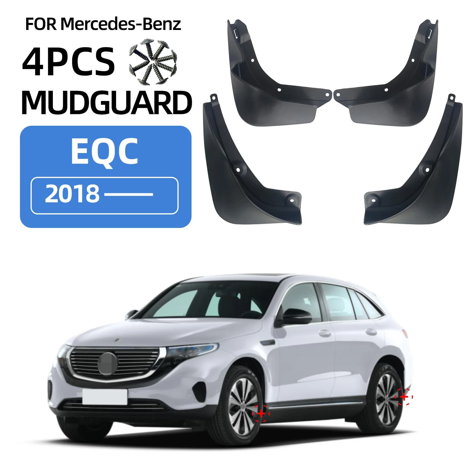 For 2018-2026 Mercedes-Benz EQC Mercedes-Benz EQC Car Fenders