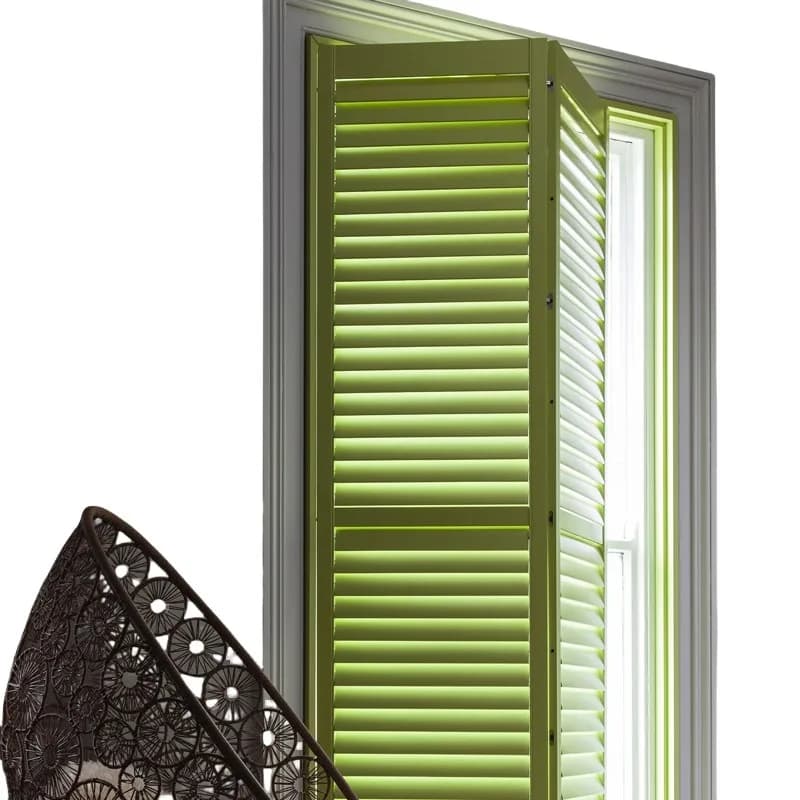 Venetian blinds, solid wood living room office, lifting American roller shutter windows