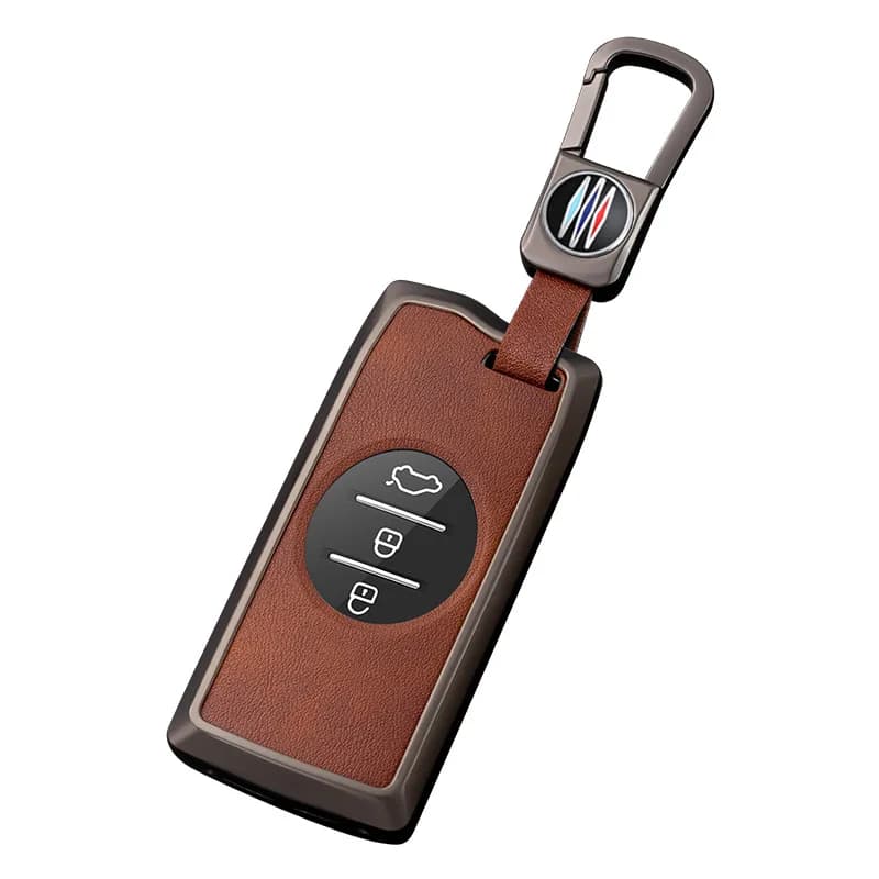 Car Key Case Cover Chain Shell  Fob Holder for Chery Tiggo 8 7 9 Exeed 8 Plus Kunpeng 8 Pro 7 Plus Lanyue Lingyun Accessories