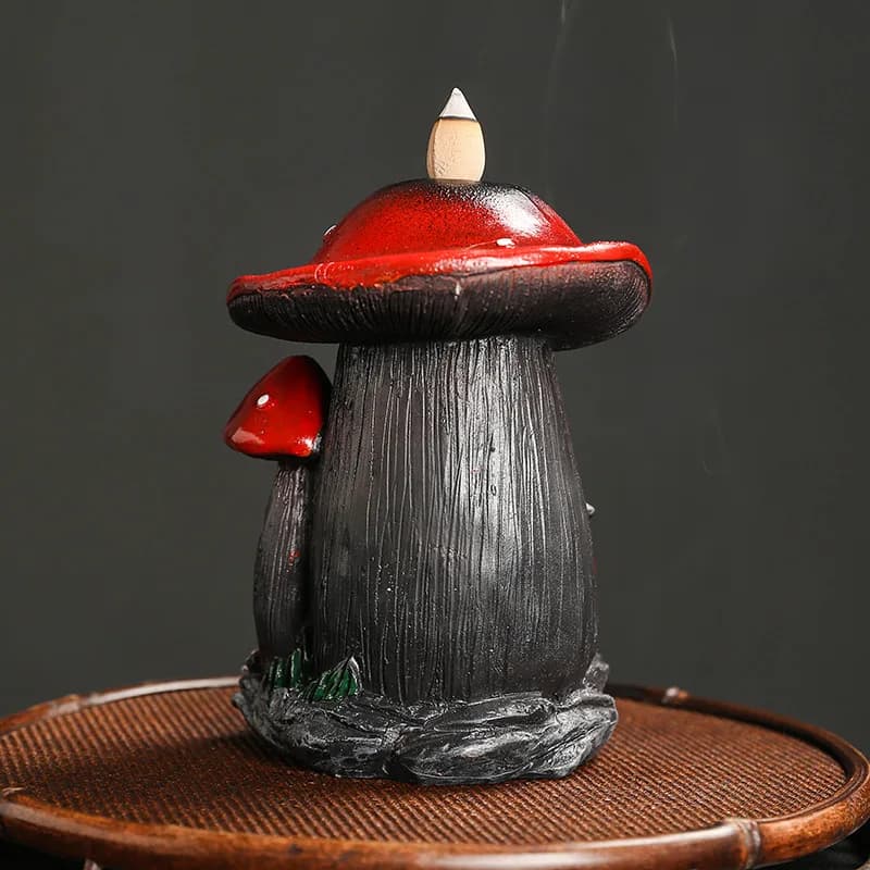 X-21  resin sandalwood burner home decoration creative mushroom reflux incense burner