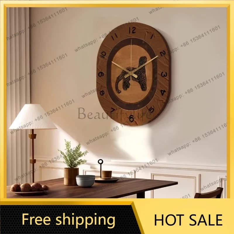 LJY Modern Silent Wall Clock Non Ticking Quartz Battery Operated Large Minimalist Luxury Design Living Room Office Bedroom Decor