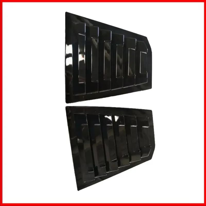 Car Styling For Chevrolet Cruze 2016-2019 Rear Triangular Window Blind Shades Louver Cover Trim Decorative Auto Accessories