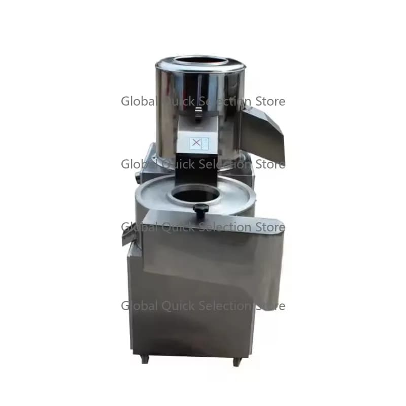 Integrated Potato Cleaning Slicing Machine Industrial Vegetable Processing Device