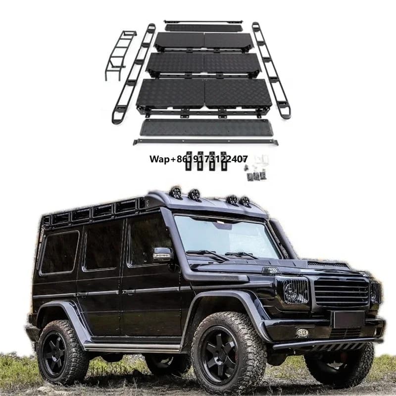 High Quality W463 Roof Luggage Rack with Rear Ladder Off-Road Version W463 Car Accessories Auto Parts