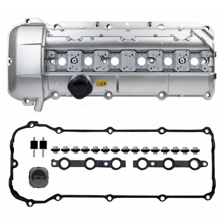 OE 11121432928 11121437395 Quality Engine Valve Cover Kit for BMW M54  Aluminium Valve Cover  E36 E34 Z8 323i  330Ci X5 3.0i