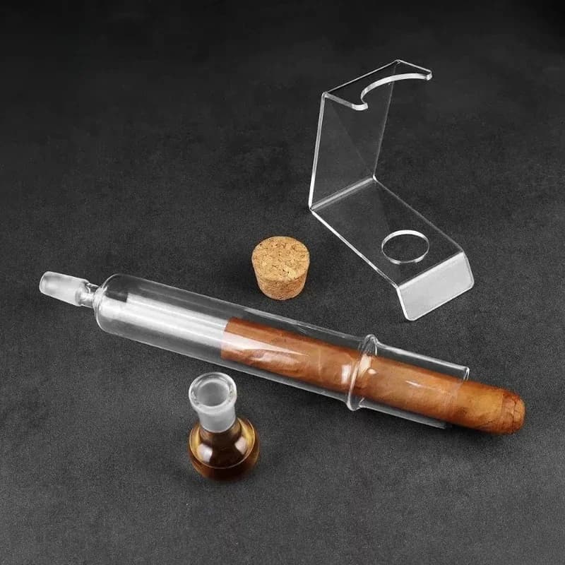Glass incense tube fragrance, flavoring, seasoning, maintenance, incense moisturizing and mellowing display set