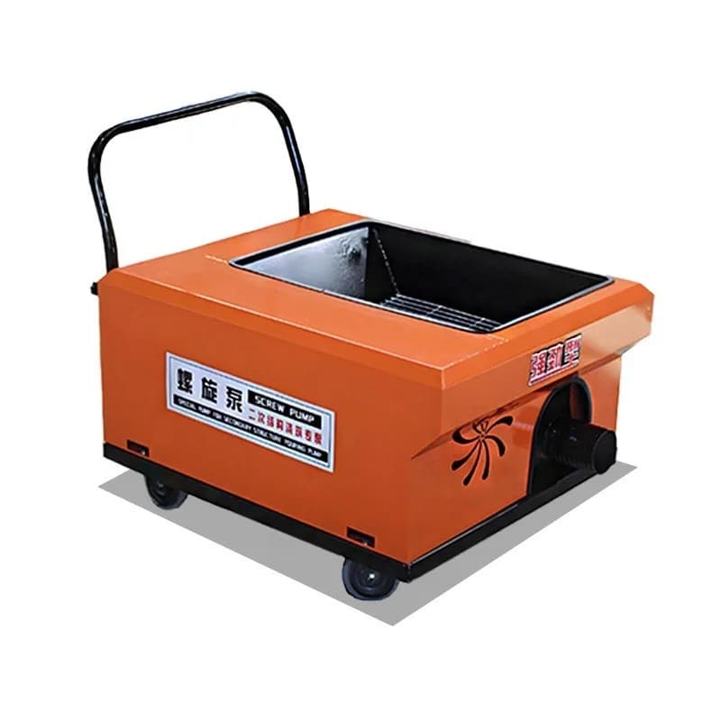 Secondary structure pouring spiral feeder concrete transfer pump Secondary structure column mortar transfer pump