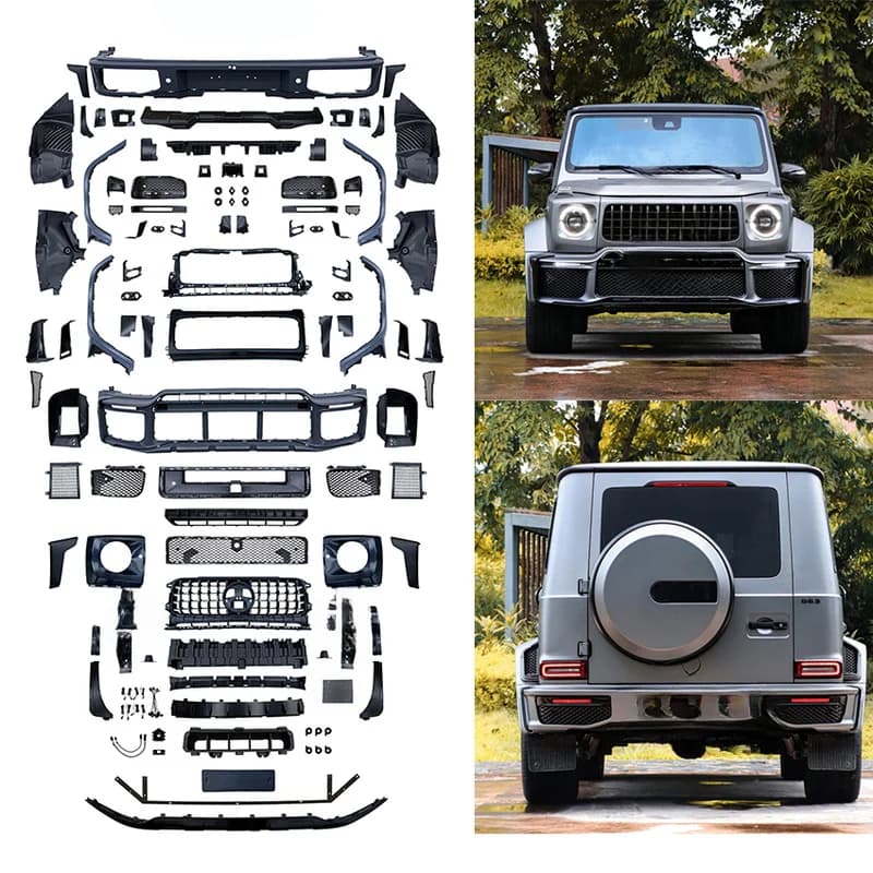 High Quality B Style PP Material Full Body Kit Includes Car Bumpers Fender Flares Exterior Upgrade Accessories Fit For W465 G W0