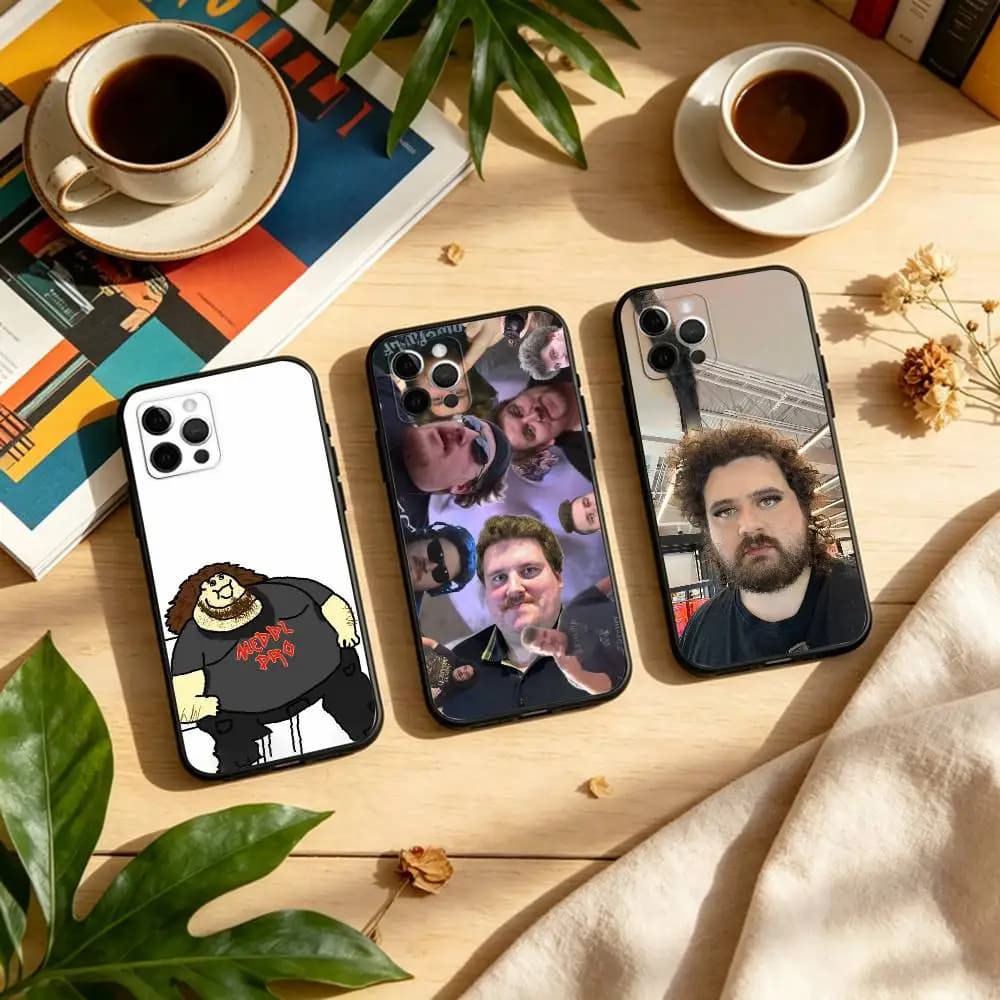 D-Drachenlord Rainer Winkler  Soft Silicone Black Cover,Phone Case For iPhone 17,16,15,14,13,12,11 Plus,Pro Max,XS
