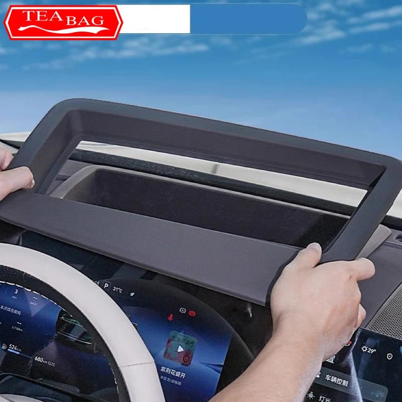 For HUAWEI Aito M9 Car Styling Heads Up Display Cover HUD Protective Dust Cover Interior Decoration Auto Modified Accessories