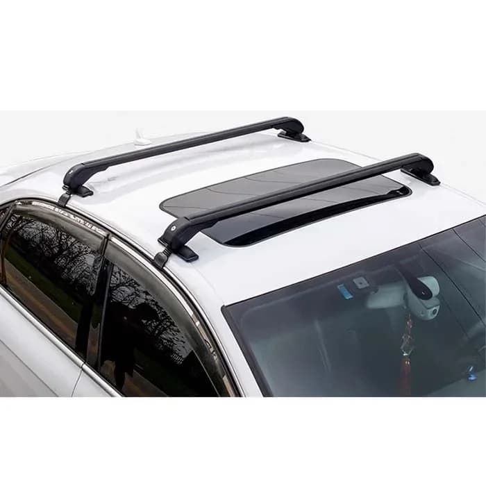 Universal Car Lockable Aluminum Alloy Shark Style Cross Bar SUV Luggage Rack Offroad Roof Bar for Car