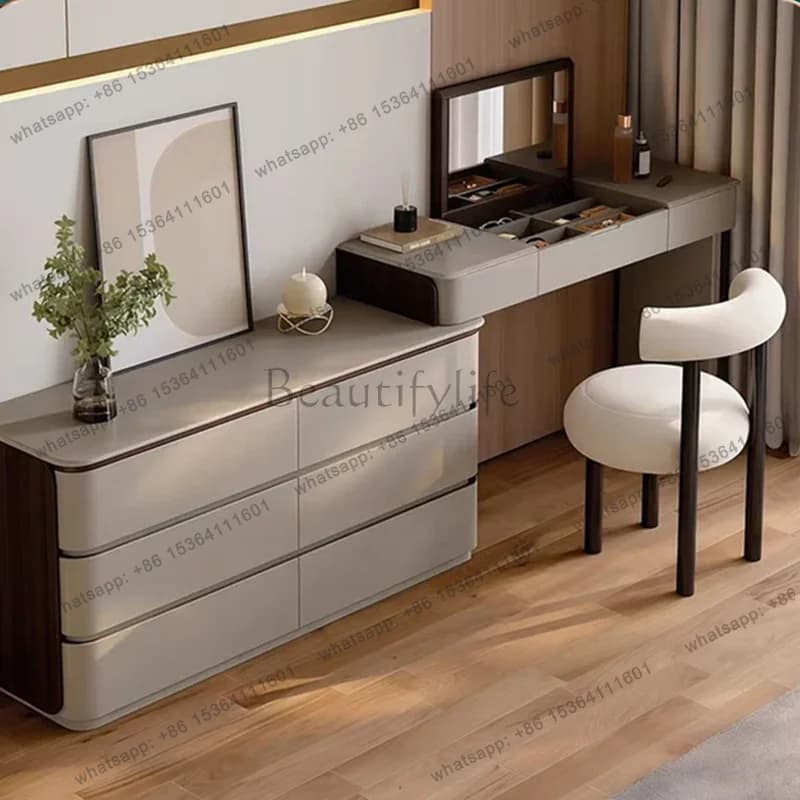 ld   Desk Vanity Table Bedroom Makeup Storage Drawers Mobile Living Room Dressing Table Cosmetics Vestidores Trendy