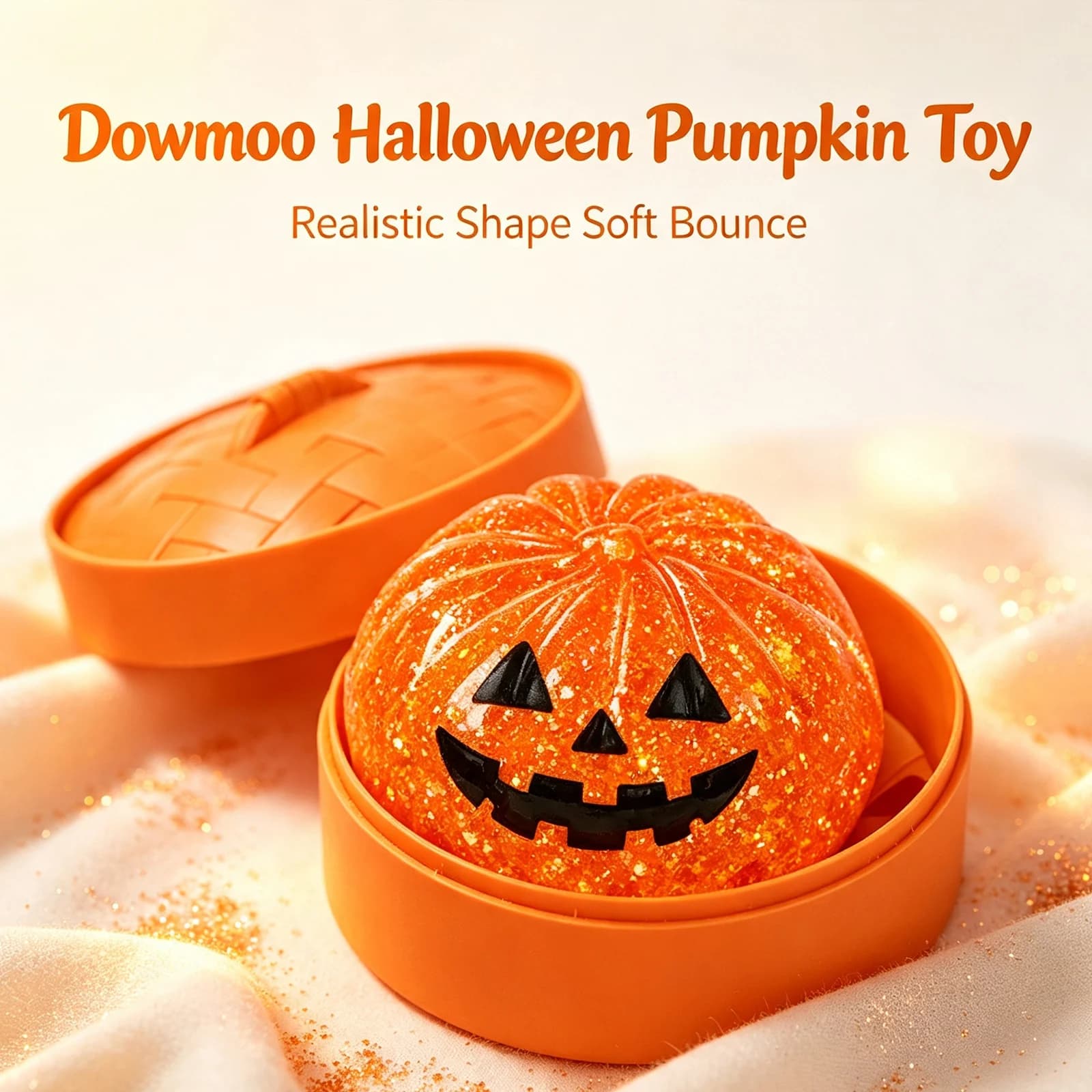 Halloween Stress Relief Toy Relieve Daily Fatigue Stress Improve Learning & Work Focus Soft Elastic Portable Anxiety Relief Toy