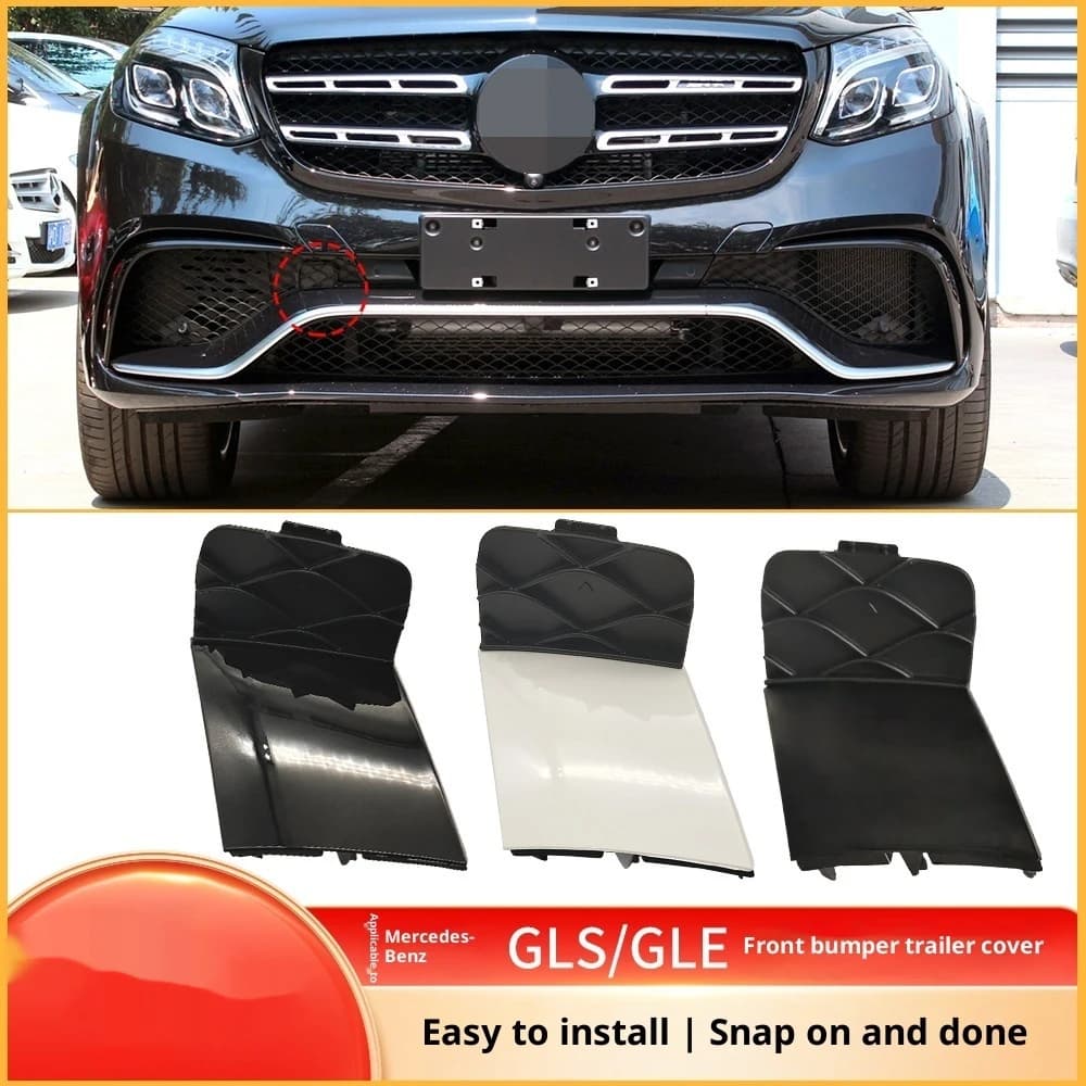 Suitable for Mercedes Benz GLE-Class, GLS-Class, AMG Front Bumper Trailer Cover, Traction Hook Hole Cover, 2928853622