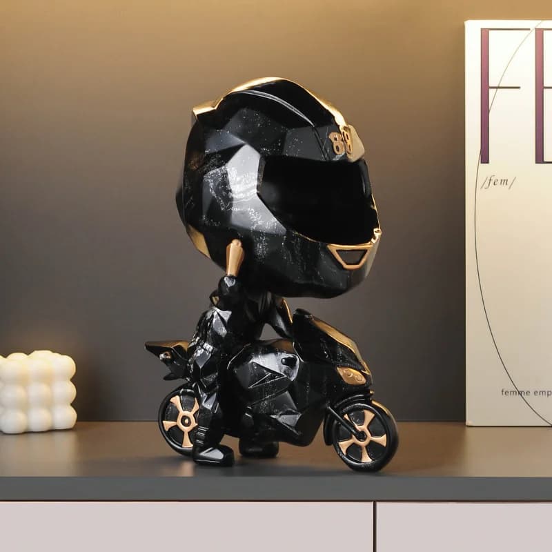 Door To Door Entrance Hall Key Storage Ornaments Shoe Cabinet Wine Cooler Motorcycle Locomotive Model Hand-made Cool Decorations