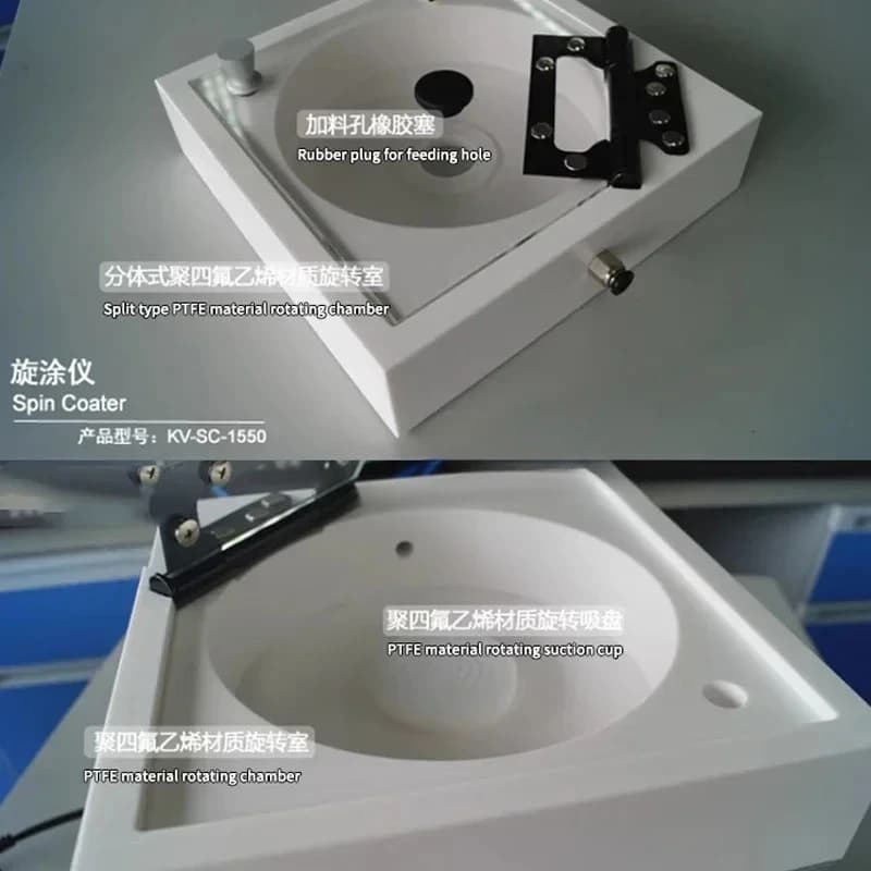 High-Speed Benchtop Spin Coater KV1550 Laboratory Compact Coating Processor for Sol-Gel And Wafer Photoresist Applications