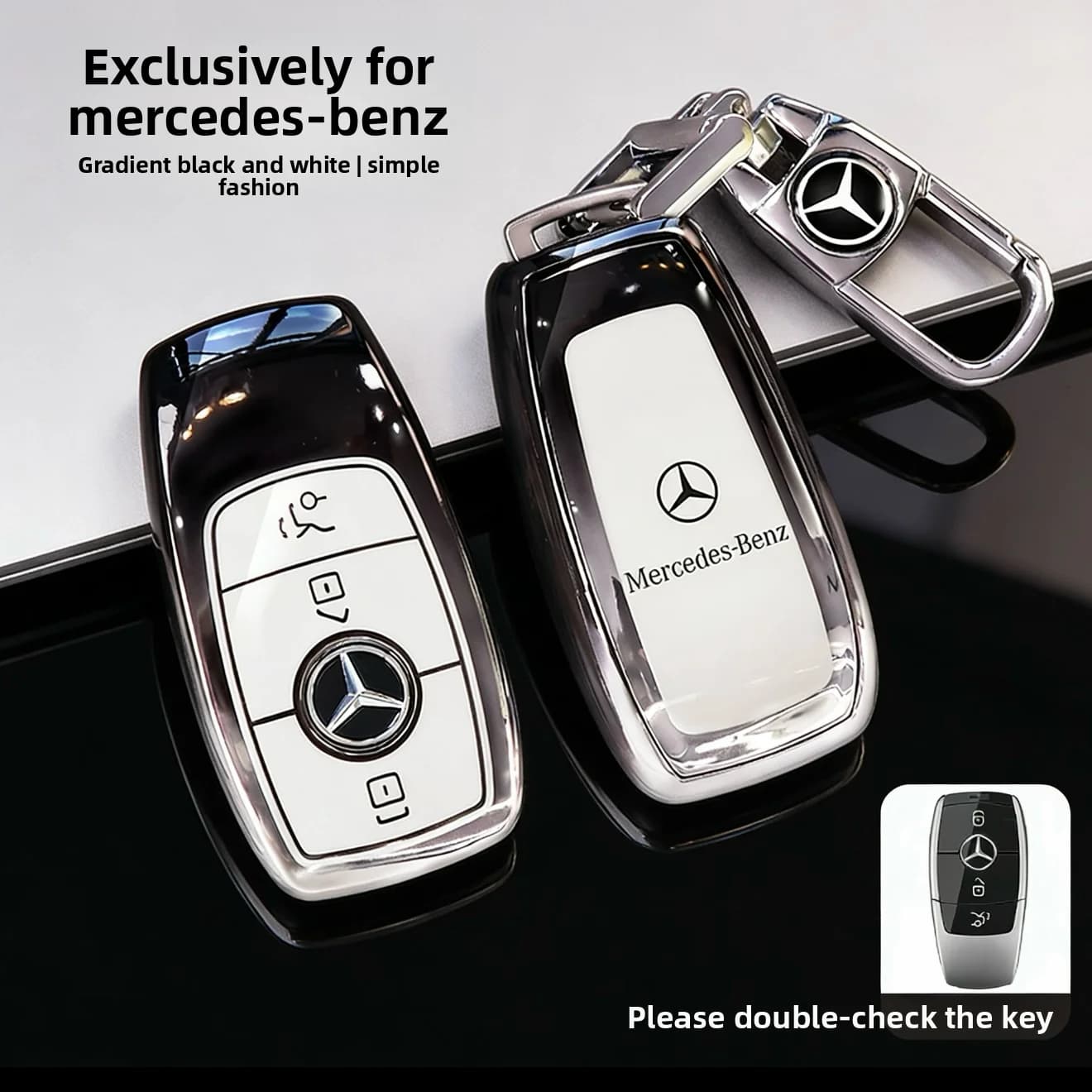 tpu Car Key Case Cover Shell Fob For Mercedes Benz A C E S G Class GLC CLE GLS W177 W205  W222 X167  car accessories