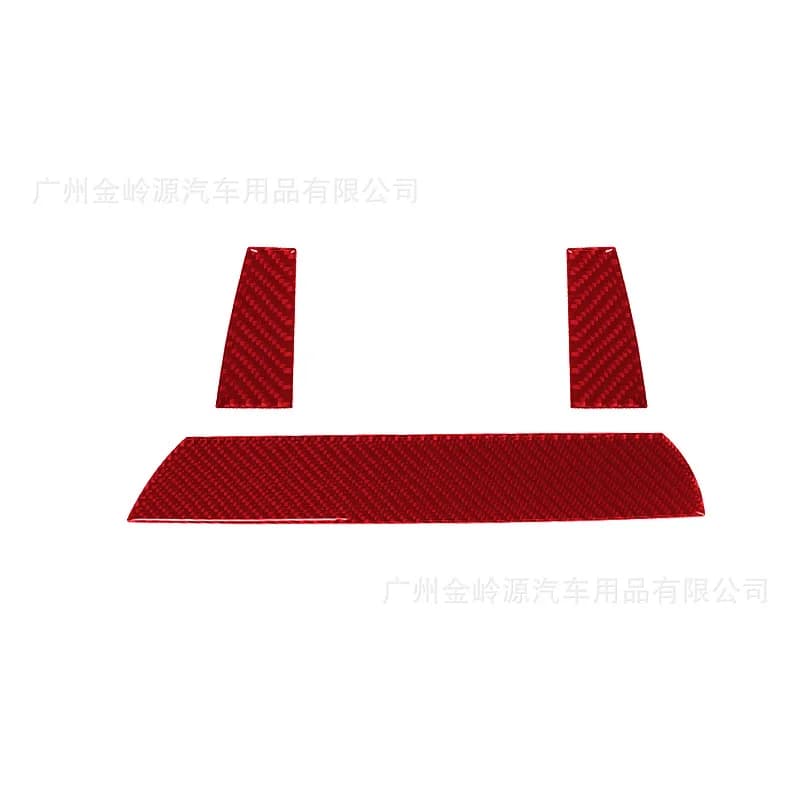 For 11-17 BMW X3 Car Interior Modification Carbon Fiber Central Display Frame Decorative Sticker