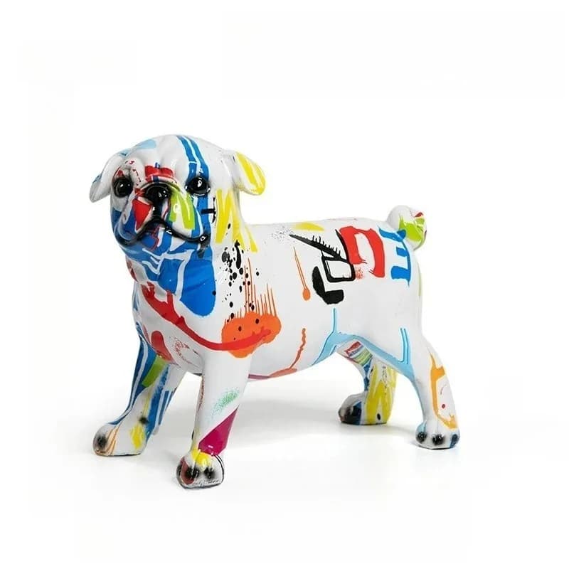 Creative Chihuahua Ornaments, Small Dog Statue Resin Crafts, Indoor Desktop Home Living Room Wine Cabinet Ornaments