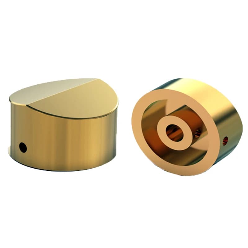【Hot】Stainless steel Gold-plated Volume knob 1pcs Diameter 30mm amplifier Potentiometer knob Super beautiful Electroplate Golden
