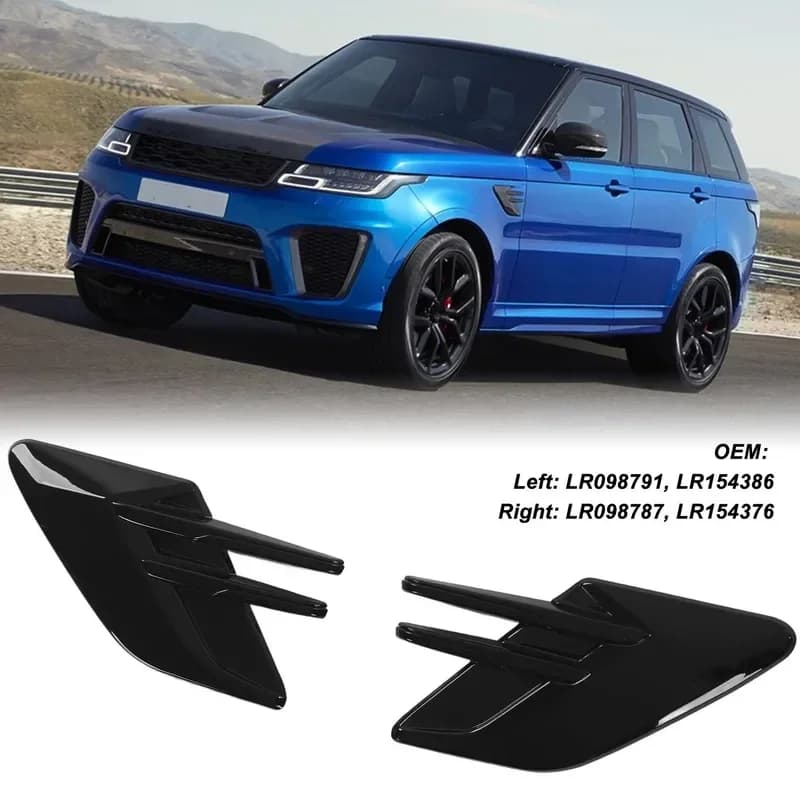 Car Universal Side Mudguard Decorative Cover Car Side Air Intake Cover Vent Decoration Engine Hood Personalized