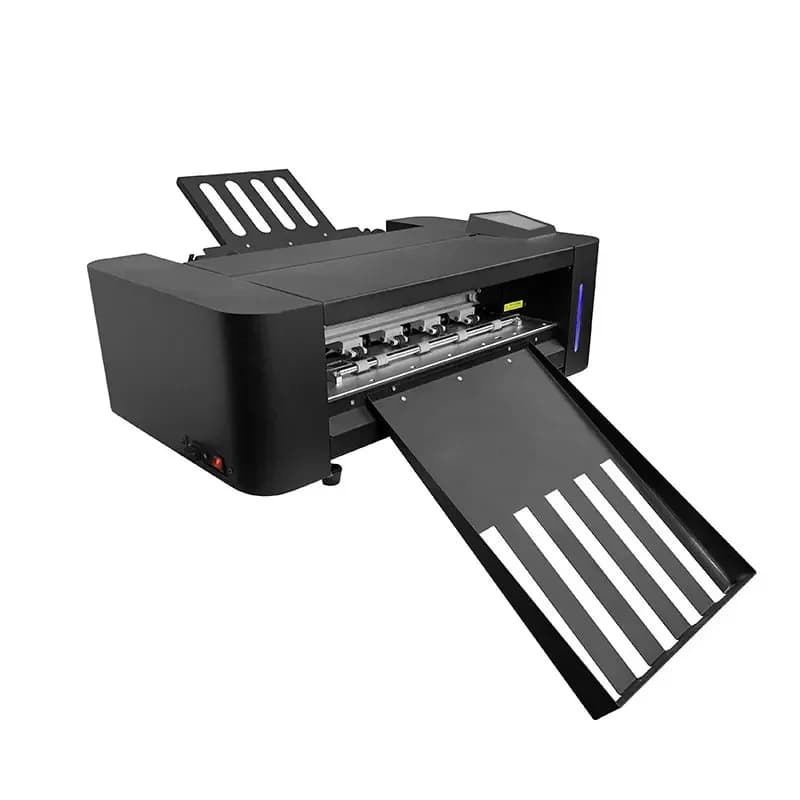 Automatic Label Sticker Die Cutting Machine with Touch Screen FRONT DXC330