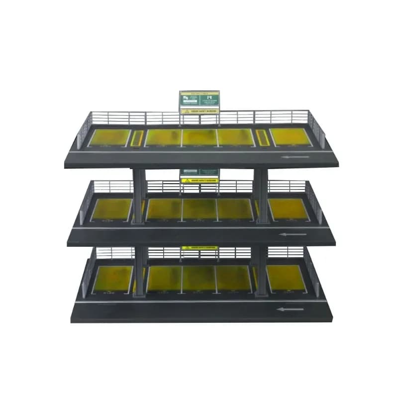 1:64 three-story parking lot (type B) scene simulation model