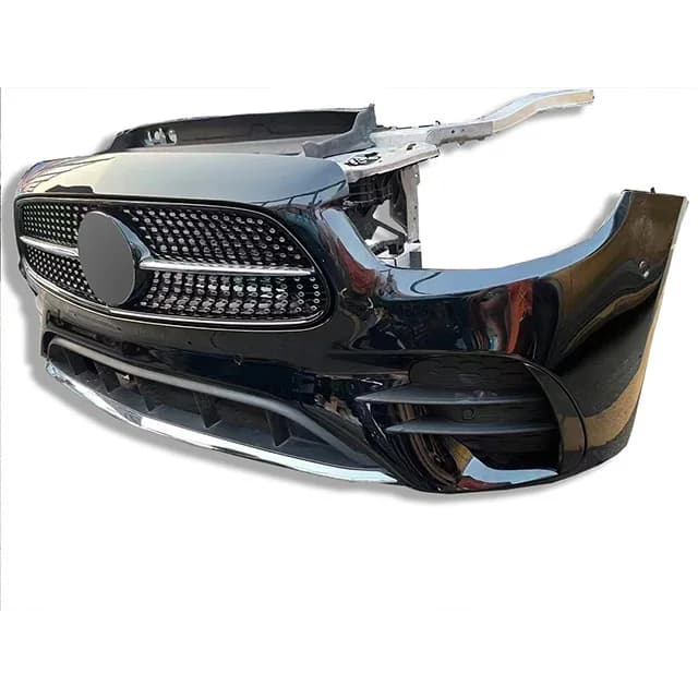 For E-Class 2022-2024 W213 Front Bumper Assembly and Grille Radiator Fan Parking Sensor Absorber Diffuser