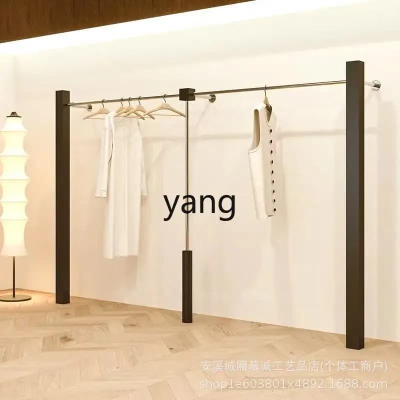 LTT Chinese Antique Shelf Stainless Steel Display Rack Black Wall Display Rack